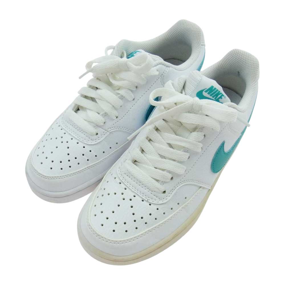 NIKE ナイキ CD5435-101 W COURT VISION LOW SL ウィメンズ コート ビジョン ローカット スニーカー ホワイト系 23.0cm【中古】