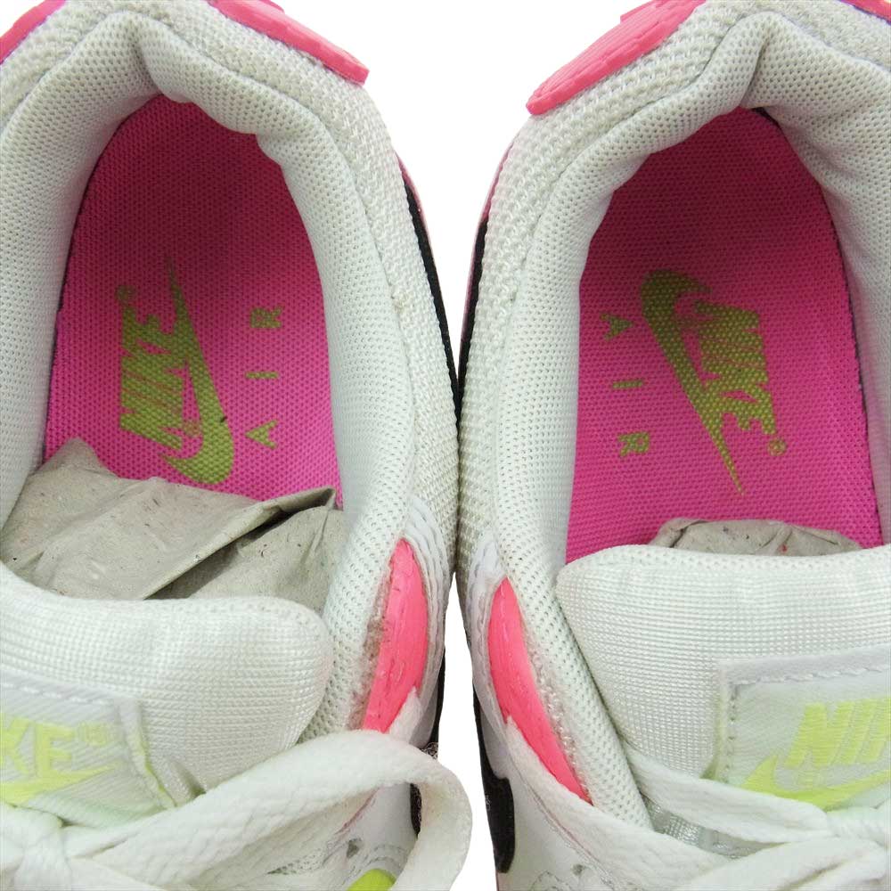 NIKE ナイキ ct1030-100 WMNS AIR MAX 90 ウィメンズ エアマックス 90 ローカット スニーカー ホワイト系 ピンク系 イエロー系 24.0cm【中古】