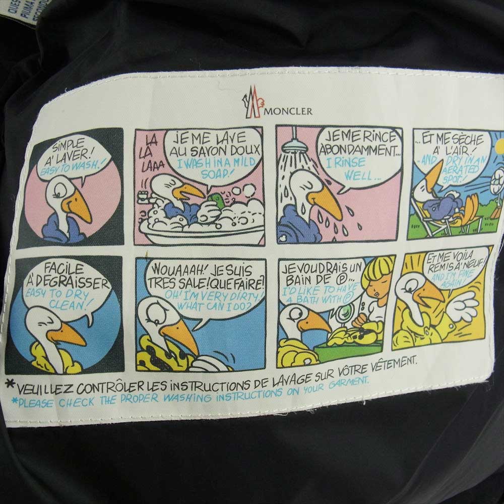 MONCLER モンクレール 国内正規品 MONTGENEVRE モンジュネーブル ダウン ジャケット ブラック系【中古】