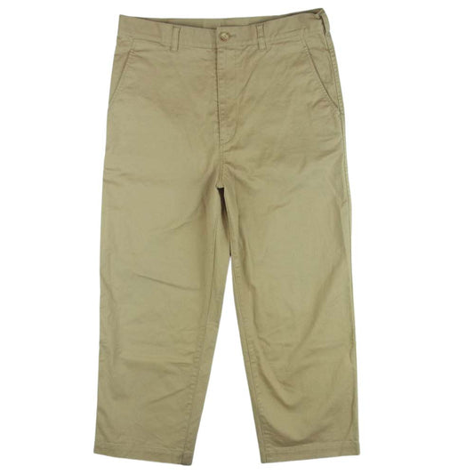 COMME des GARCONS HOMME コムデギャルソンオム AD2019 HD-P027 綿高密度 チノ ストレッチ パンツ ベージュ系 M【中古】