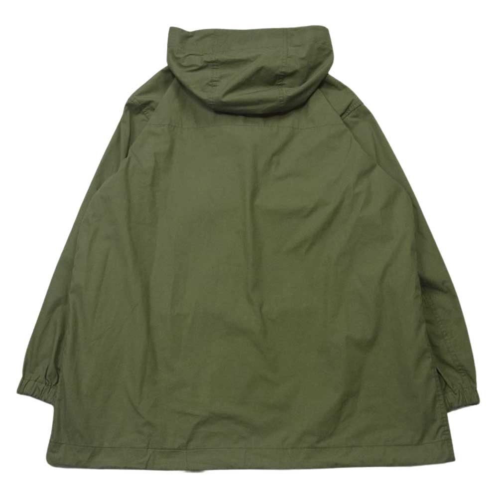 COMME des GARCONS HOMME コムデギャルソンオム 22SS HI-J007 綿エステル 高密度 ウェザー 製品加工 アノラック パーカー ジャケット カーキ系 M【中古】