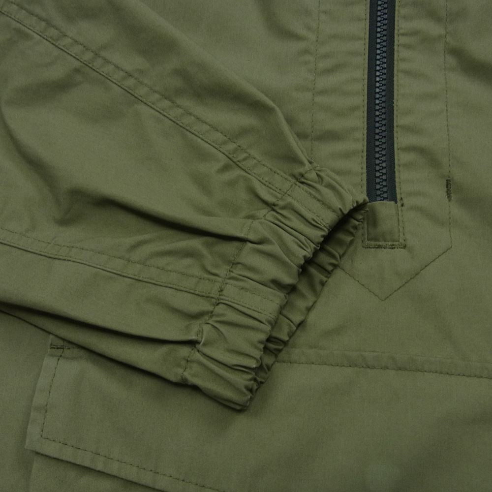 COMME des GARCONS HOMME コムデギャルソンオム 22SS HI-J007 綿エステル 高密度 ウェザー 製品加工 アノラック パーカー ジャケット カーキ系 M【中古】