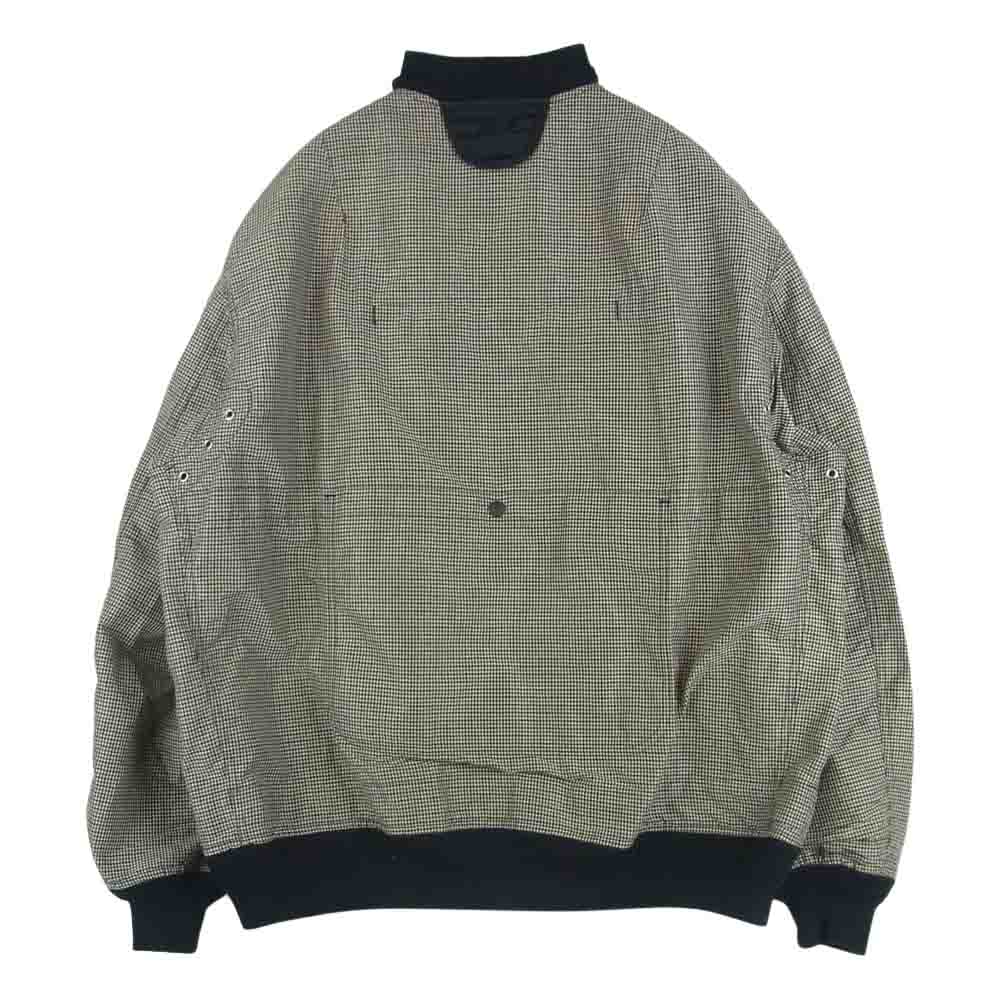 JUNYA WATANABE COMME des GARCONS MAN ジュンヤワタナベコムデギャルソンマン 22SS WI-J101 Karrimor カリマー ラミー ナイロン先染チェック リュック ドッキング リバーシブル ブルゾン ジャケット ブラウン系 ブラック系 L【中古】