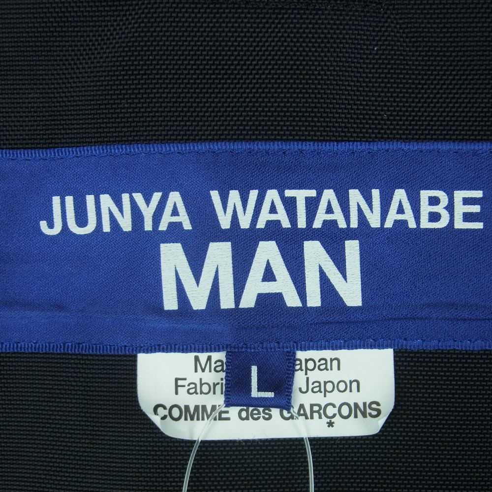 JUNYA WATANABE COMME des GARCONS MAN ジュンヤワタナベコムデギャルソンマン 22SS WI-J101 Karrimor カリマー ラミー ナイロン先染チェック リュック ドッキング リバーシブル ブルゾン ジャケット ブラウン系 ブラック系 L【中古】