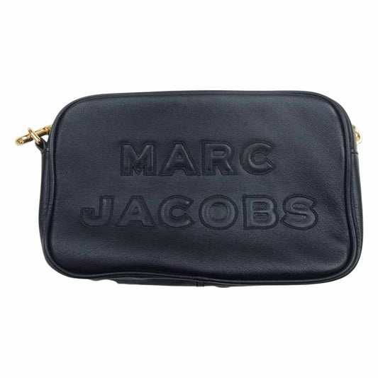 MARC JACOBS マークジェイコブス m0014465 FLASH LEATHER CROSS BODY ショルダー バッグ ブラック系【中古】