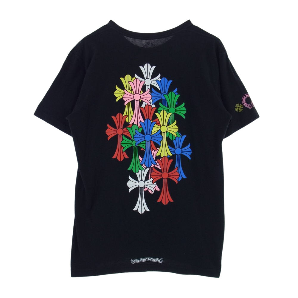 CHROME HEARTS クロムハーツ（原本無） セメタリークロス ポケット Ｔシャツ ブラック系 L【中古】