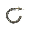 CHROME HEARTS クロムハーツ（原本無） HOOP SCROOL 1 スクロール フープ ピアス シルバー系【中古】