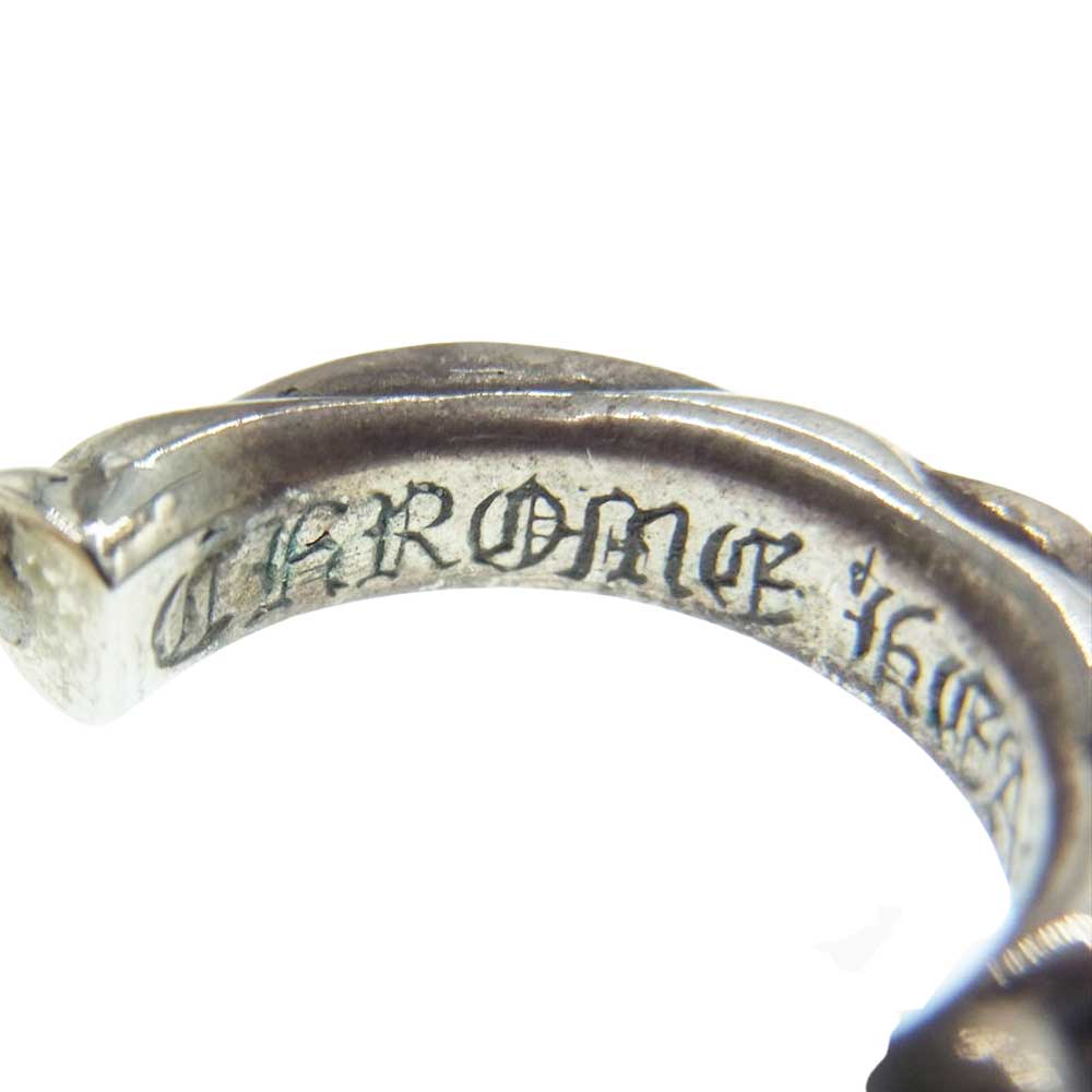 CHROME HEARTS クロムハーツ（原本無） HOOP SCROOL 1 スクロール フープ ピアス シルバー系【中古】