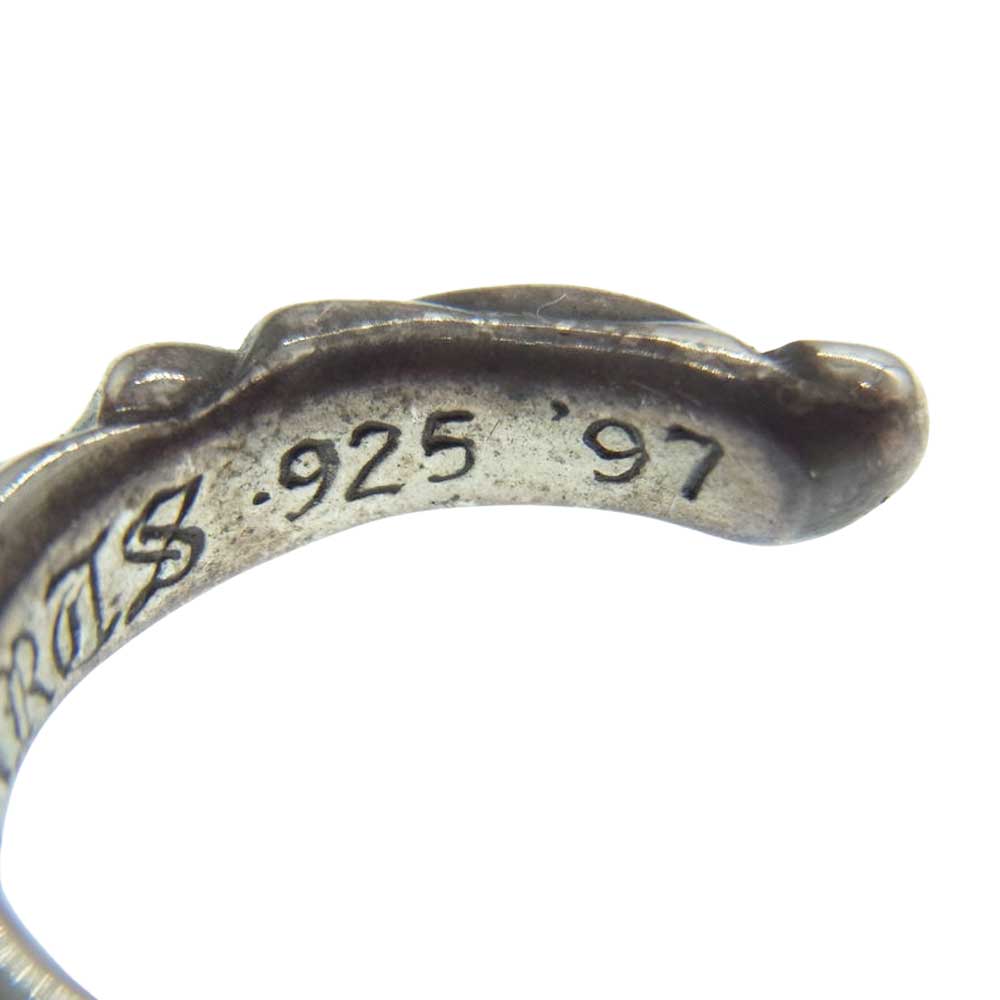 CHROME HEARTS クロムハーツ（原本無） HOOP SCROOL 1 スクロール フープ ピアス シルバー系【中古】