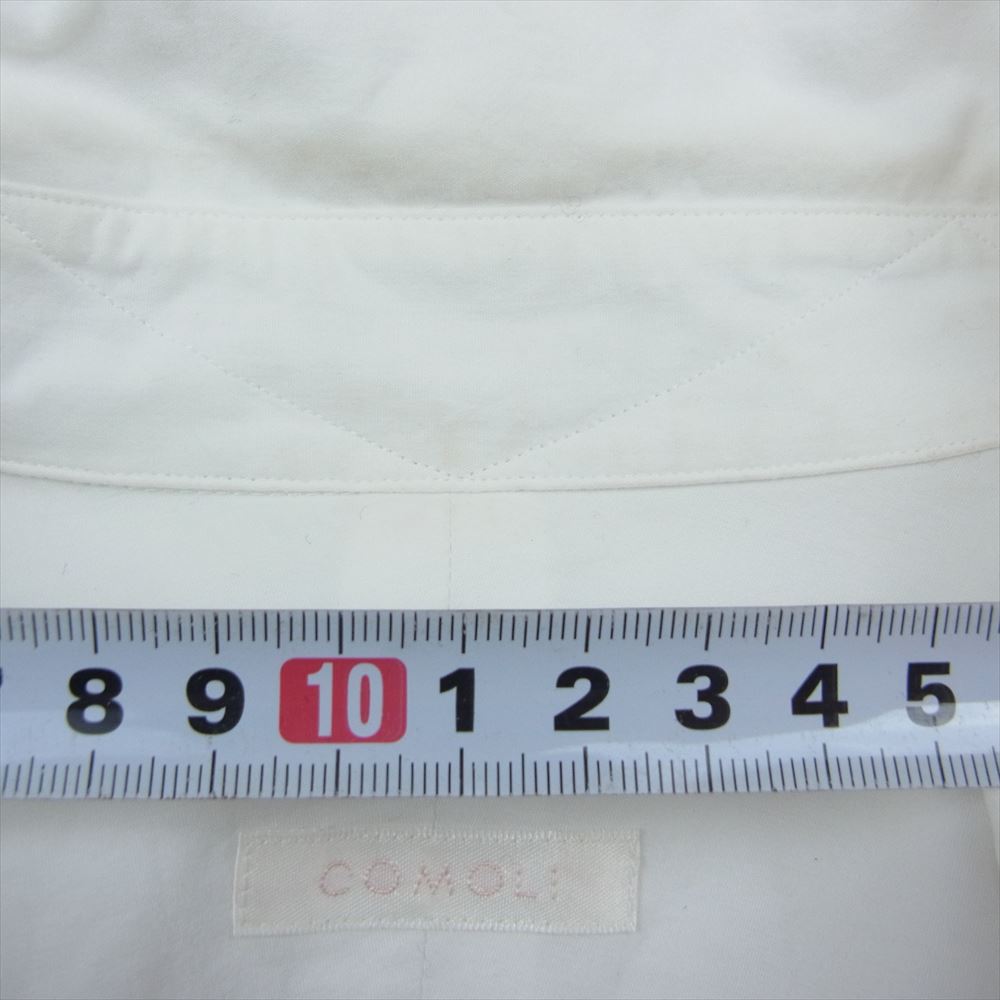 COMOLI コモリ 22SS V01-02001 コモリシャツ ホワイト系 2【中古】