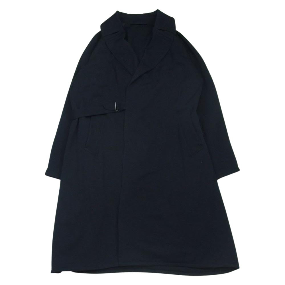 COMOLI コモリ 17AW L03-04004 ウール 中綿 タイロッケン コート 日本製 ダークネイビー系 3【中古】