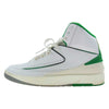 NIKE ナイキ  DR8884-103 Air Jordan 2 Retro Lucky Green エアジョーダン ラッキーグリーン ハイカット スニーカー  ホワイト系 グリーン系 27.5cm【美品】【中古】