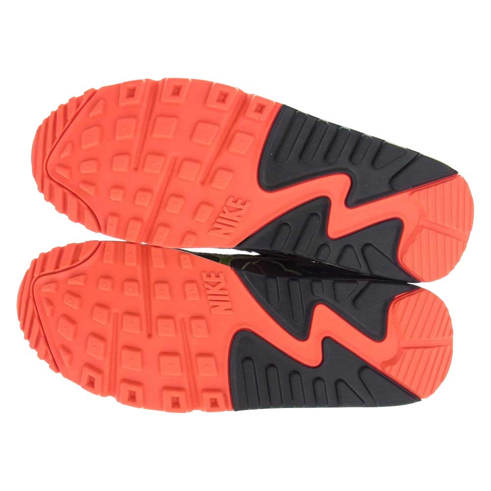 NIKE ナイキ CW6024-600 AIR MAX 90 SP REVERSE DUCK CAMO INFRARED エアマックス90 リバースダック カモ ローカット スニーカー グリーン系 ピンク系 25.5cm【美品】【中古】