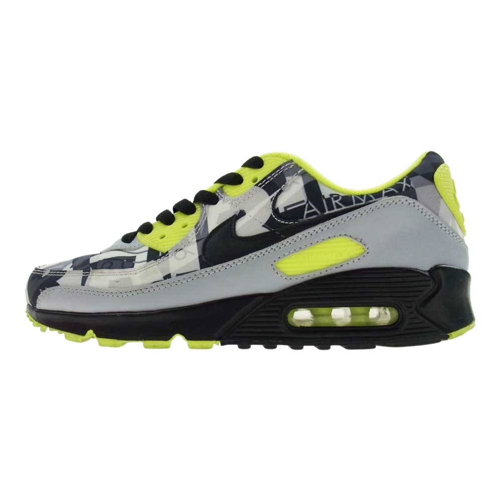 NIKE ナイキ CV5812-991 BY YOU AIR MAX 90 エアマックス90 ローカット スニーカー グレー系 イエロー系 25.5cm【中古】