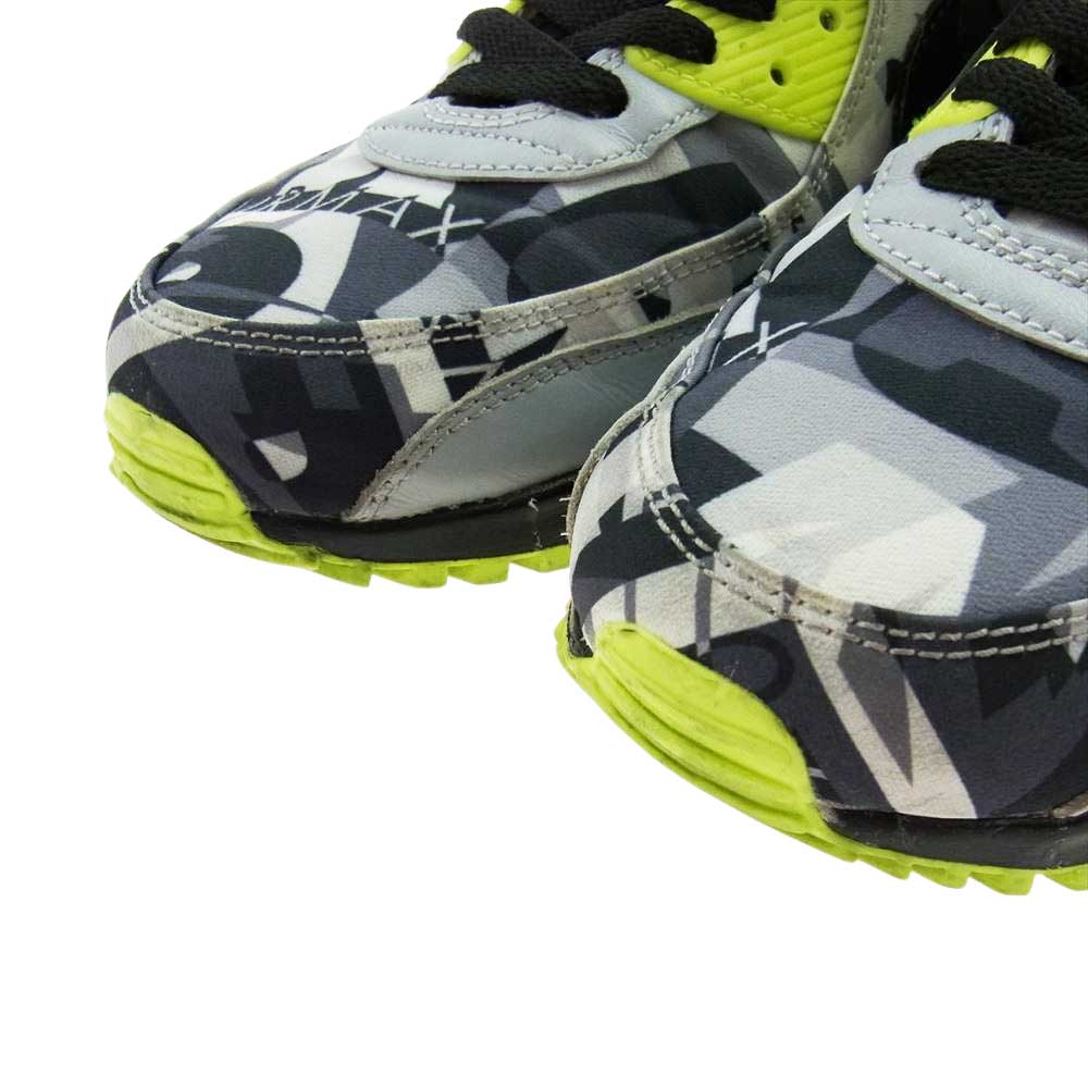 NIKE ナイキ CV5812-991 BY YOU AIR MAX 90 エアマックス90 ローカット スニーカー グレー系 イエロー系 25.5cm【中古】