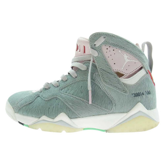 NIKE AIR JORDAN ナイキ ジョーダン  CT8528-002  AIR JORDAN 7 RETRO SE HARE 2.0 エアジョーダン レトロ スペシャル エディション ヘア2.0 ハイカット スニーカー グレー系 ピンク系 25.5cm【美品】【中古】