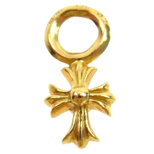 CHROME HEARTS クロムハーツ（原本無） 22K STACK CHクロス スタックチャーム ゴールド ネックレス トップ ゴールド系【中古】