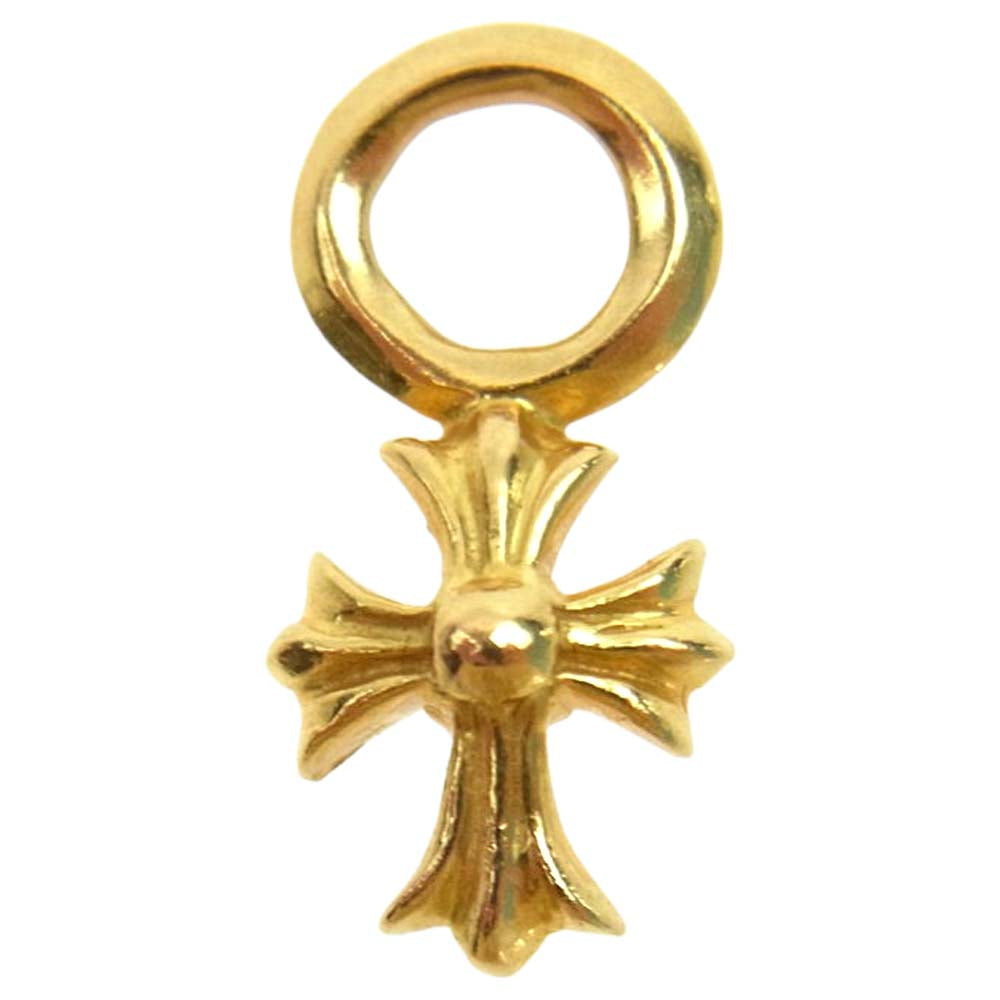 CHROME HEARTS クロムハーツ（原本無） 22K STACK CHクロス スタックチャーム ゴールド ネックレス トップ ゴールド系【中古】