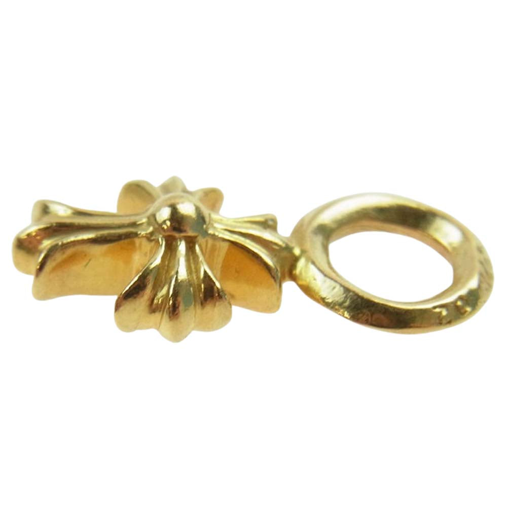CHROME HEARTS クロムハーツ（原本無） 22K STACK CHクロス スタックチャーム ゴールド ネックレス トップ ゴールド系【中古】