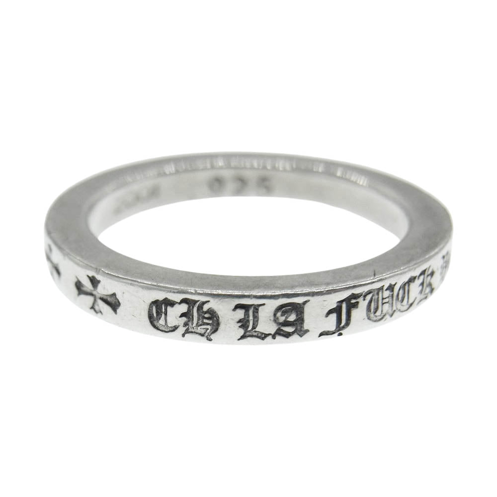 CHROME HEARTS クロムハーツ（原本無） ロサンゼルス限定 3mm LA SPACER FUCKYOU 3mm スペーサー ファックユー リング シルバー系 21号【中古】