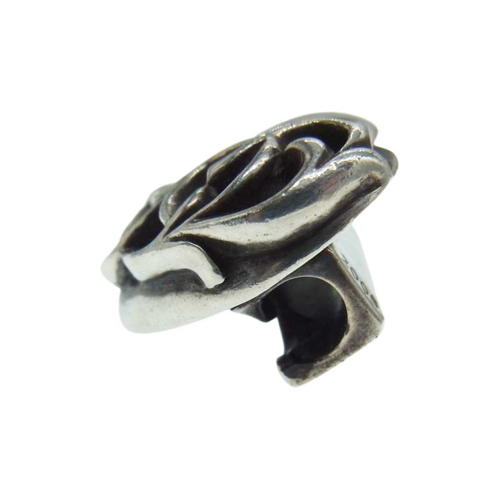 CHROME HEARTS クロムハーツ（原本無） HAIRBAND ハート ボタン ヘアゴム コンチョ シルバー系【中古】