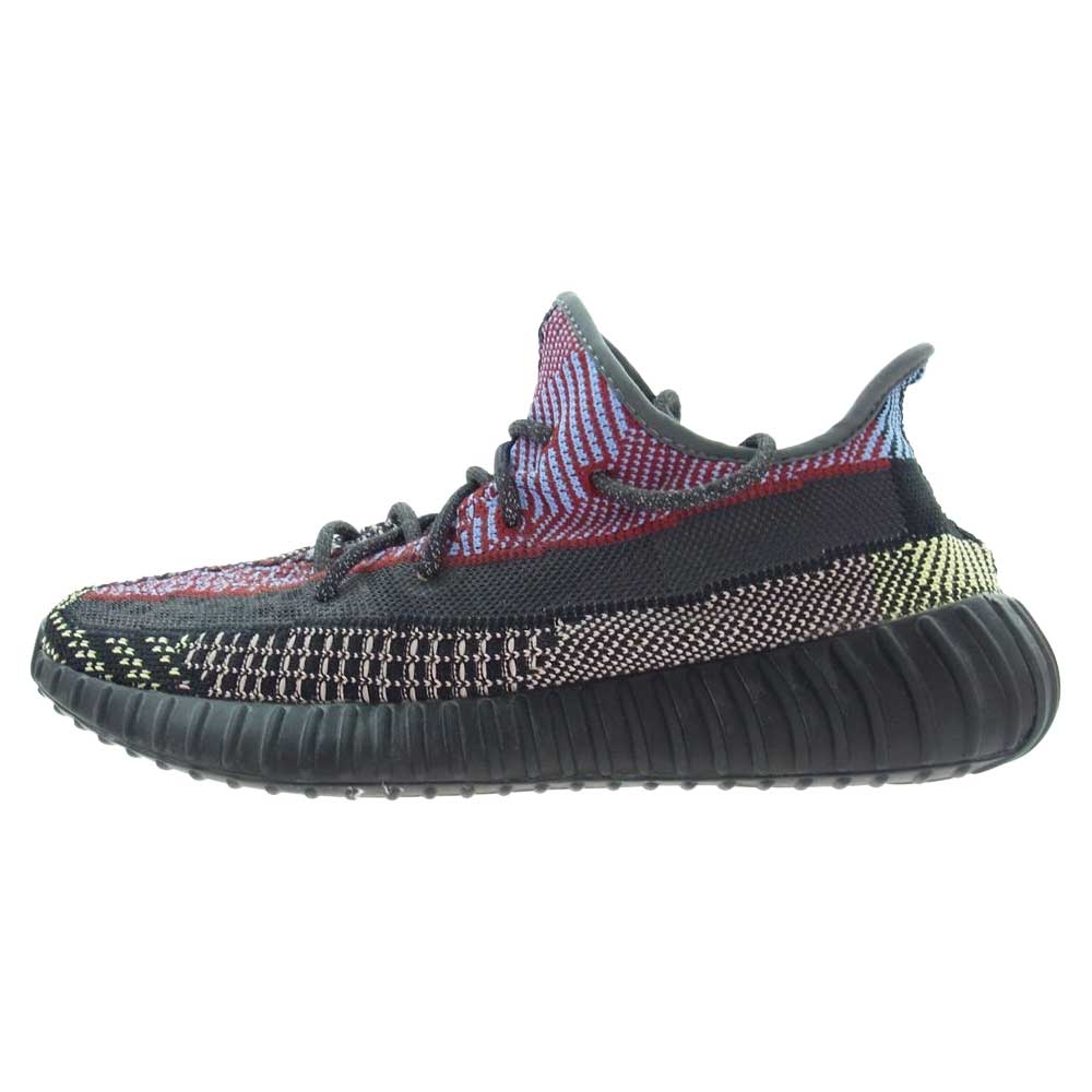 adidas アディダス FW5190 YEEZY BOOST 350 V2 YECHEIL  イージーブースト ローカット スニーカー イェチェイル ブラック マルチ マルチカラー系 28cm【中古】