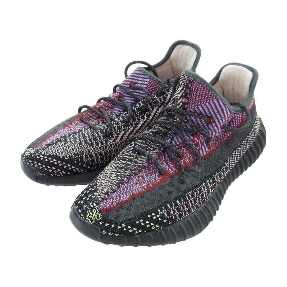 adidas アディダス FW5190 YEEZY BOOST 350 V2 YECHEIL  イージーブースト ローカット スニーカー イェチェイル ブラック マルチ マルチカラー系 28cm【中古】