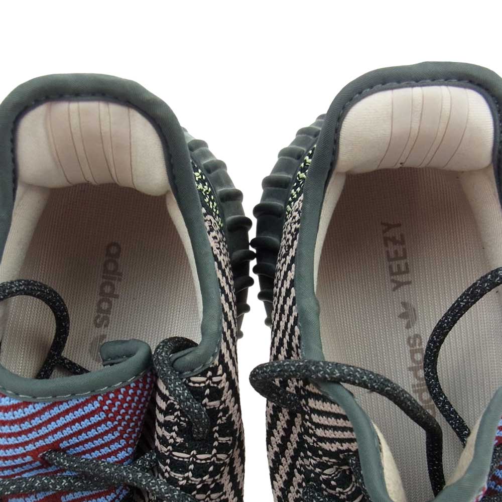 adidas アディダス FW5190 YEEZY BOOST 350 V2 YECHEIL  イージーブースト ローカット スニーカー イェチェイル ブラック マルチ マルチカラー系 28cm【中古】