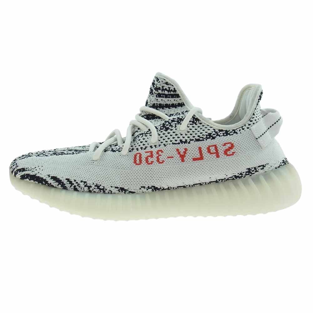 YEEZY BOOST イージーブースト CP9654 YEEZY BOOST 350 V2 イージーブースト ゼブラ ローカット スニーカー ホワイト系 ブラック系 28.0cm【新古品】【未使用】【中古】