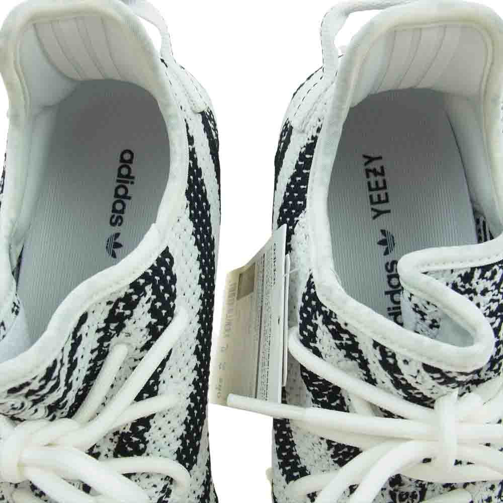 YEEZY BOOST イージーブースト CP9654 YEEZY BOOST 350 V2 イージーブースト ゼブラ ローカット スニーカー ホワイト系 ブラック系 28.0cm【新古品】【未使用】【中古】