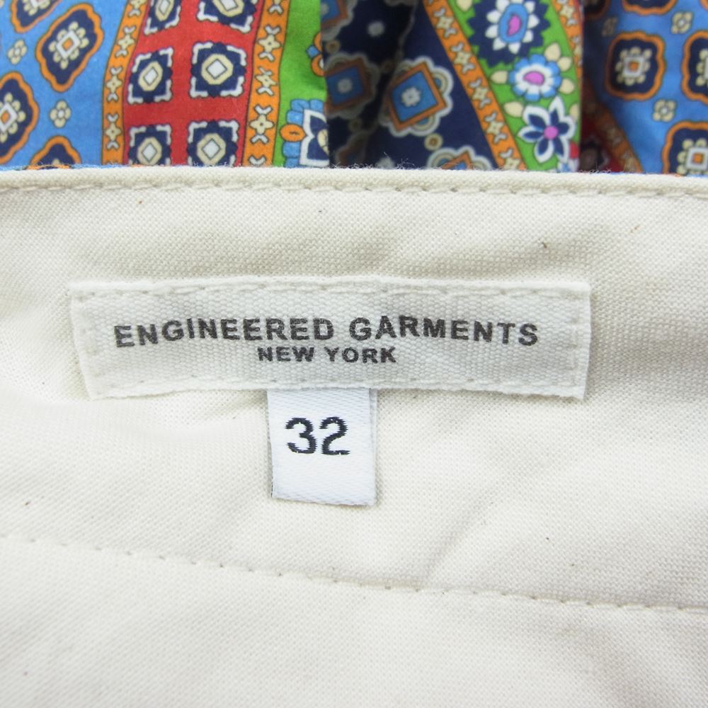 Engineered Garments エンジニアードガーメンツ サイドライン 小紋柄 総柄 ショーツ パンツ マルチカラー系 32【中古】