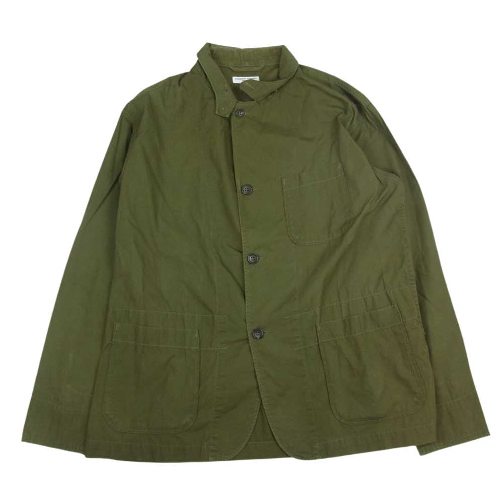 Engineered Garments エンジニアードガーメンツ スタンドカラー ミリタリー シャツ ジャケット カーキ系 S【中古】