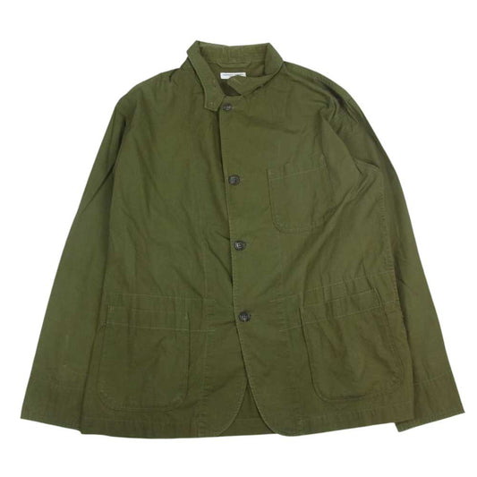 Engineered Garments エンジニアードガーメンツ スタンドカラー ミリタリー シャツ ジャケット カーキ系 S【中古】