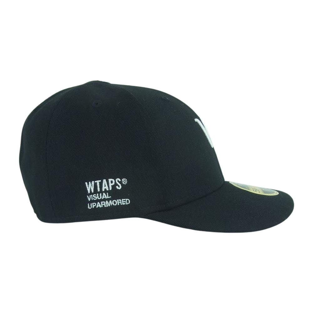 WTAPS ダブルタップス 22AW NEW ERA 59FIFTY LOW PROFILE CAP ニューエラ WTロゴ ベースボール キャップ ブラック系 03【新古品】【未使用】【中古】