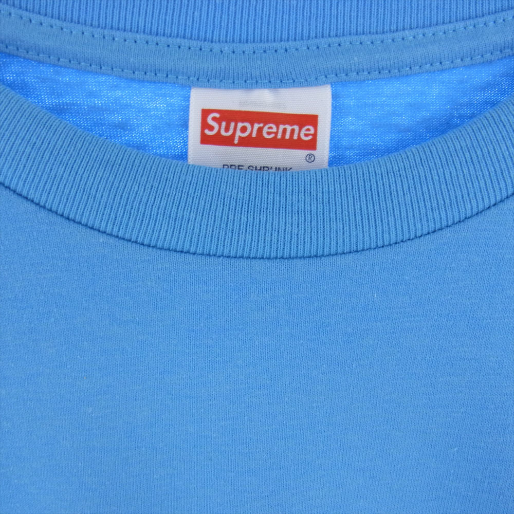 Supreme シュプリーム 23SS Tonal box logo tee Bright blue Tee 半袖 Tシャツ ライトブルー系 XL【新古品】【未使用】【中古】