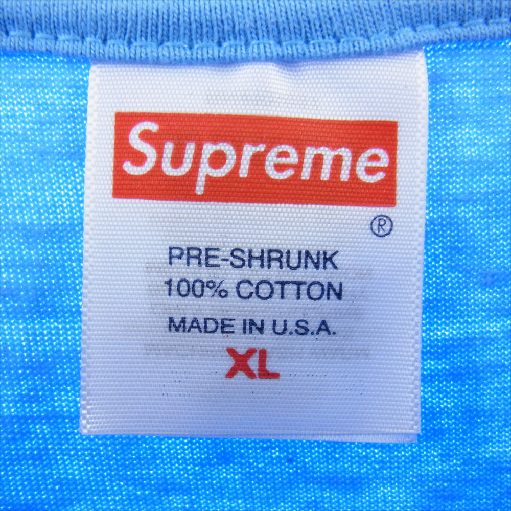 Supreme シュプリーム 23SS Tonal box logo tee Bright blue Tee 半袖 Tシャツ ライトブルー系 XL【新古品】【未使用】【中古】