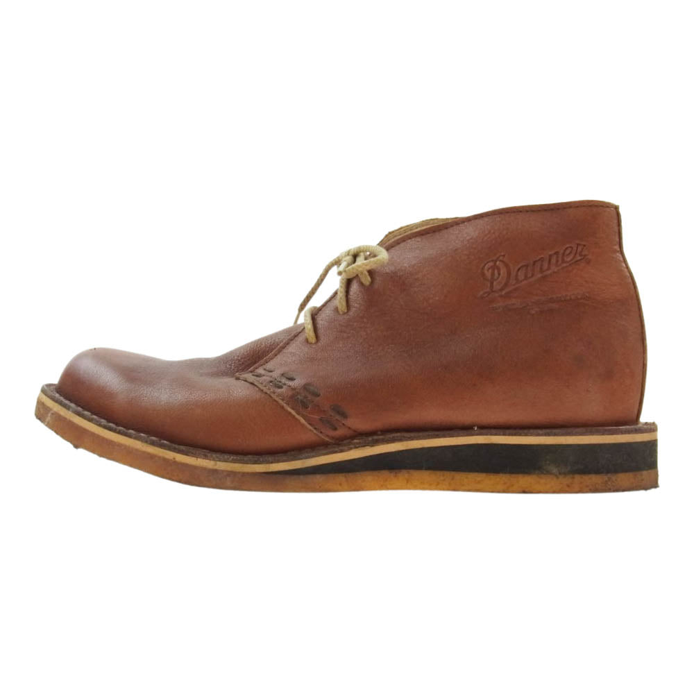 Danner ダナー ラバーソール レザー チャッカ ブーツ ブラウン系 7【中古】