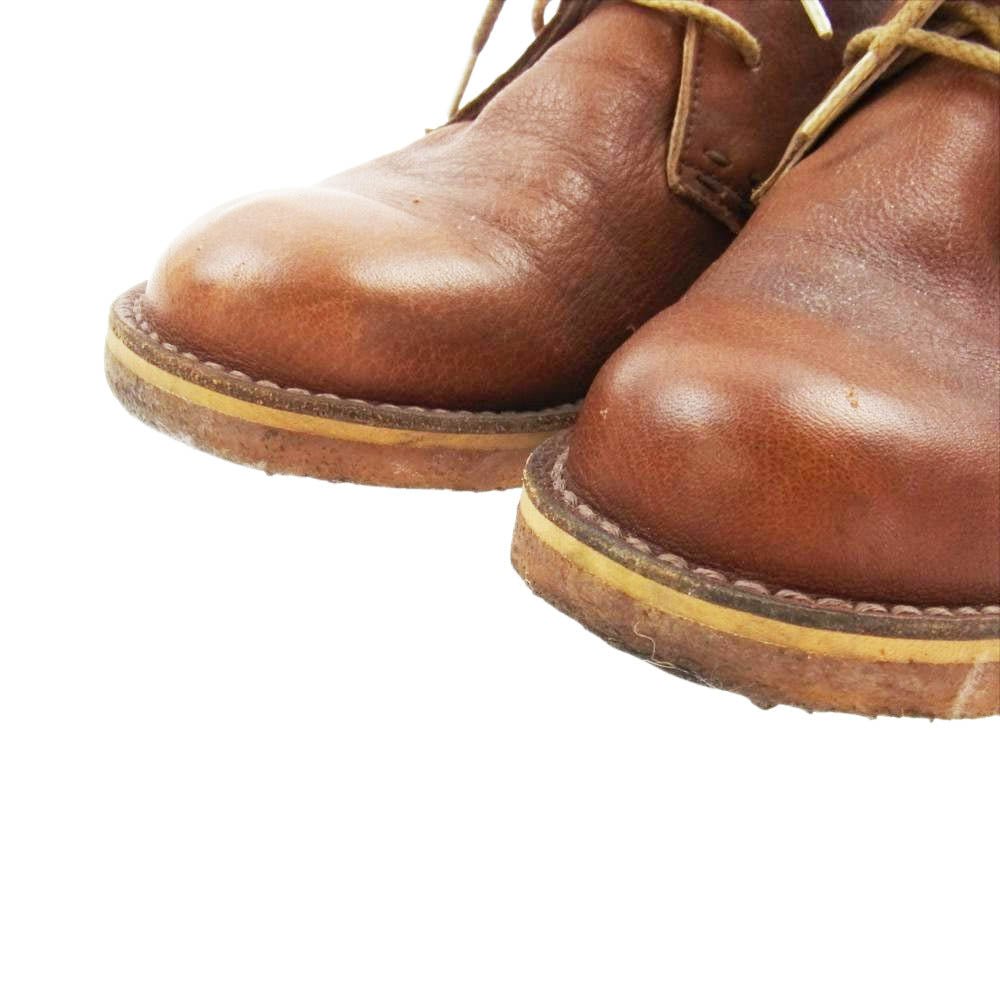 Danner ダナー ラバーソール レザー チャッカ ブーツ ブラウン系 7【中古】