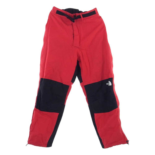 THE NORTH FACE ノースフェイス NY-7106 90s GORE-TEX ゴアテックス サイドジップ パンツ レッド系 ブラック系 L【中古】