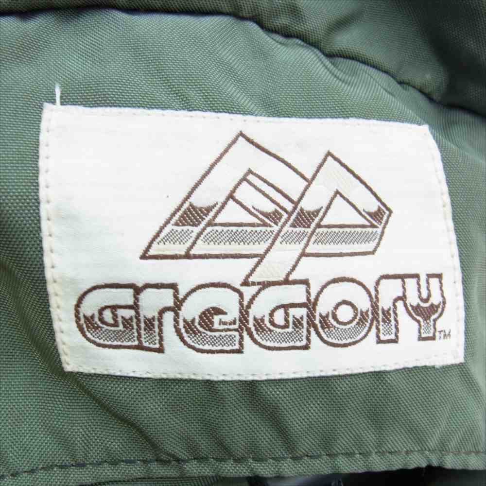 GREGORY グレゴリー 【訳難有】ヴィンテージ 80s 90s 茶タグ アクセサリー 紫タグ 80L リュック バックパック グリーン系【中古】