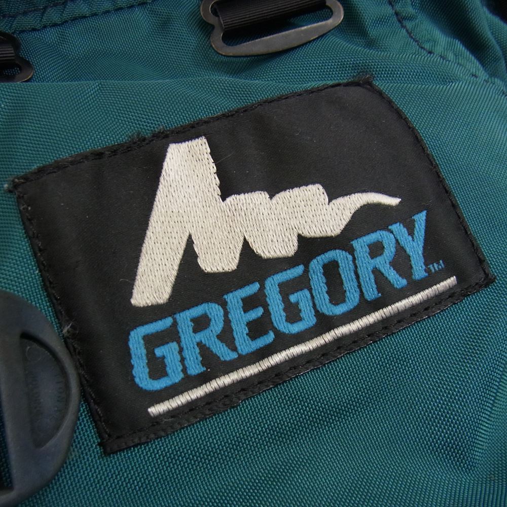 GREGORY グレゴリー 【訳難有】ヴィンテージ 90s 青タグ DAY & HALF デイ ハーフ リュック バックパック グリーン系【中古】