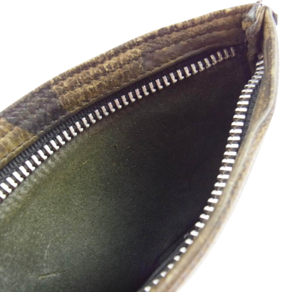 CHROME HEARTS クロムハーツ（原本無） ZPR CHNG PURSE 2 チェンジパース ダガージップ ポーチ カモ カーキ系【中古】