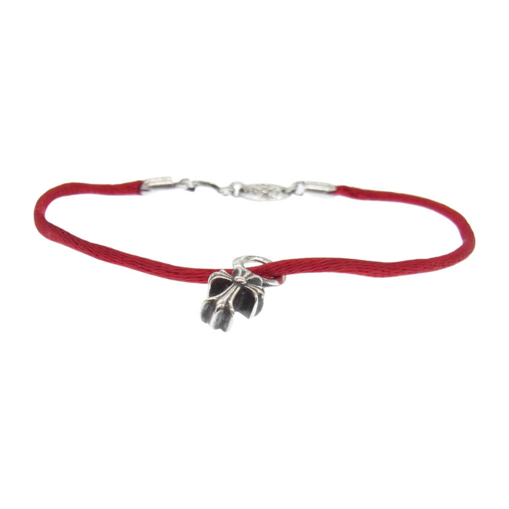 CHROME HEARTS クロムハーツ（原本無） KZ ケーゼット CHクロス スタック シルク ブレスレット シルバー系【中古】