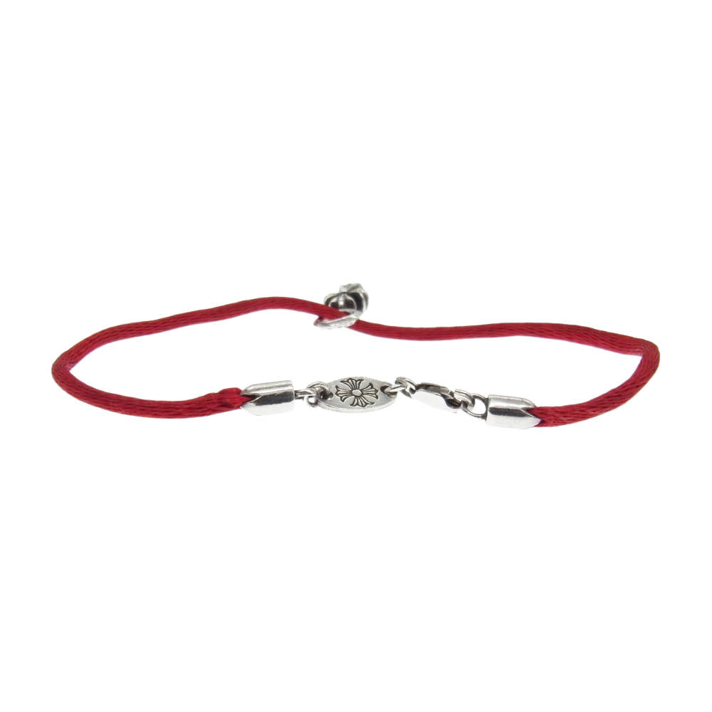 CHROME HEARTS クロムハーツ（原本無） KZ ケーゼット CHクロス スタック シルク ブレスレット シルバー系【中古】