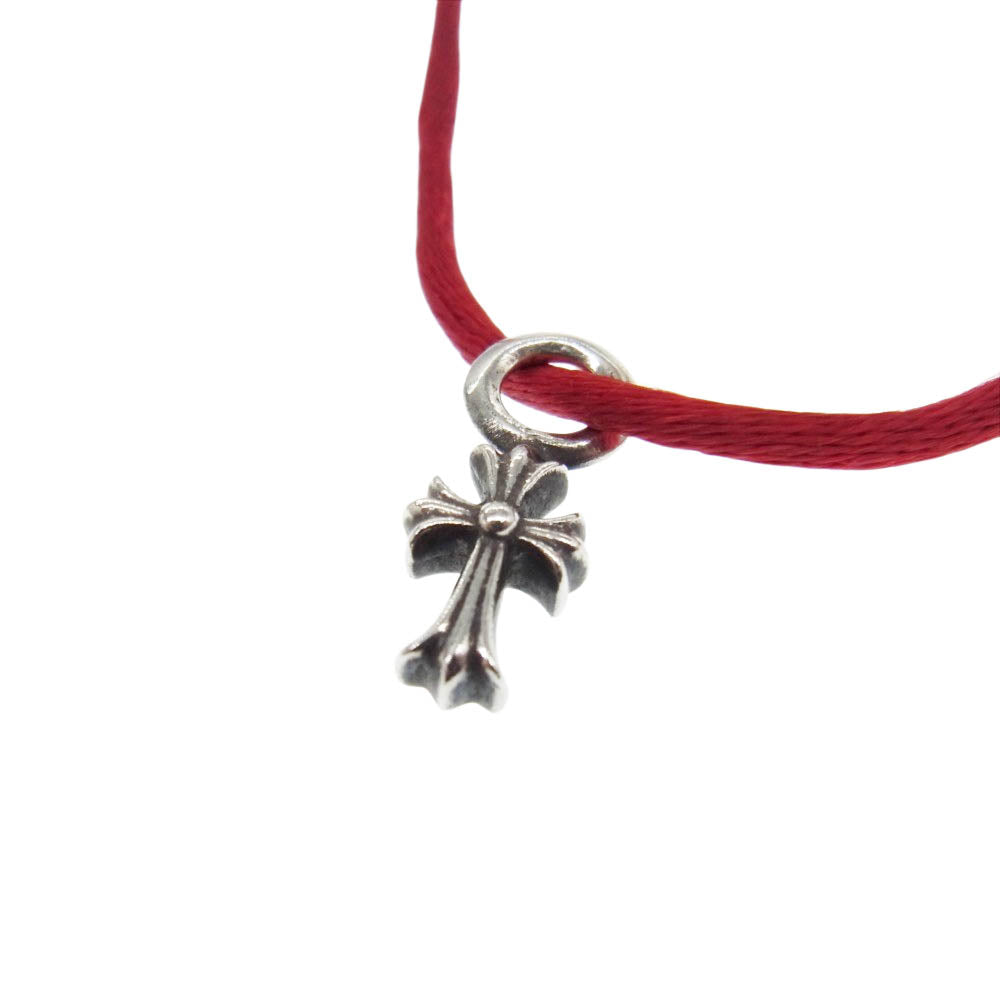 CHROME HEARTS クロムハーツ（原本無） KZ ケーゼット CHクロス スタック シルク ブレスレット シルバー系【中古】