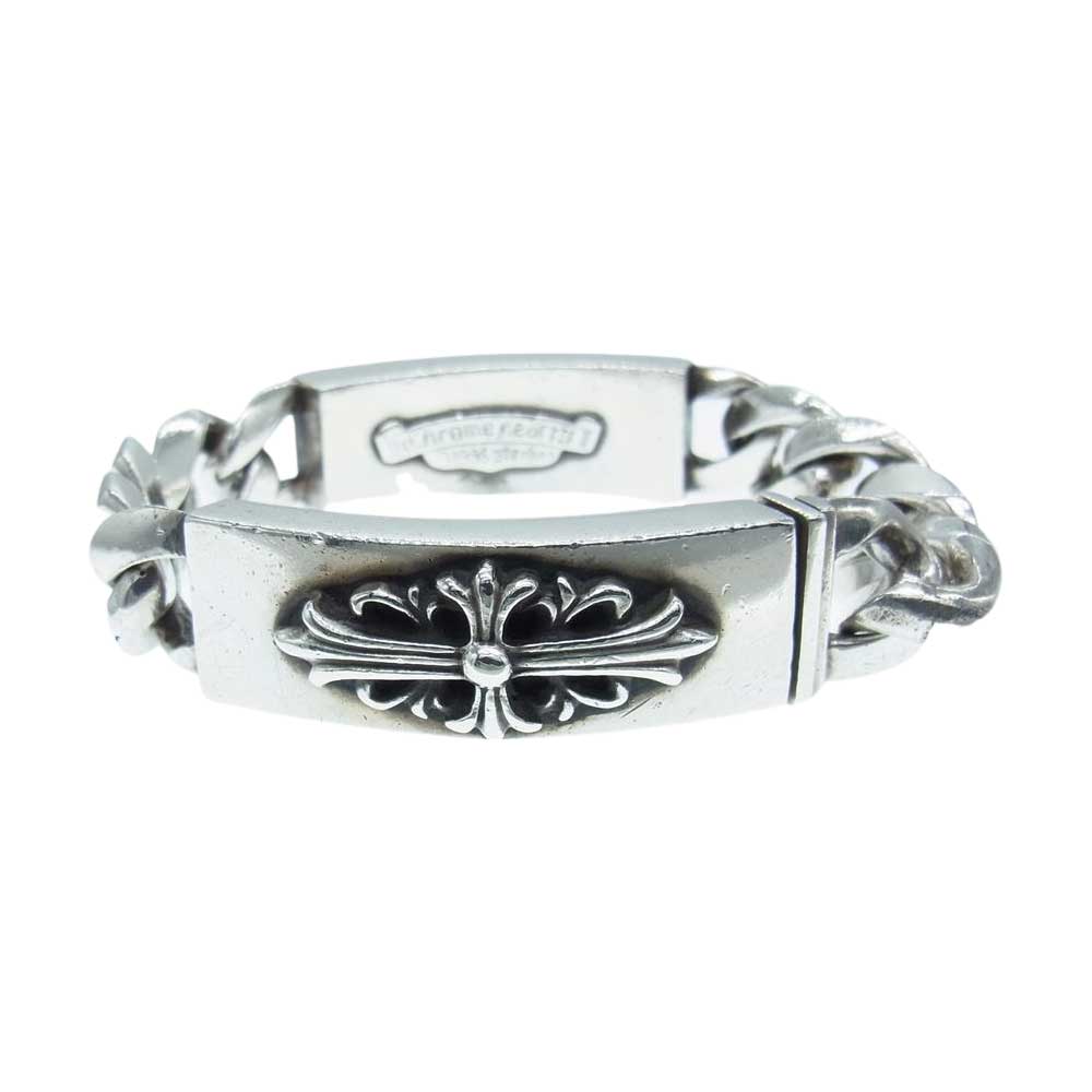 CHROME HEARTS クロムハーツ（原本無） オールド ID DBL FLRL DGGR ダブル ID フローラル ダガー ブレスレット シルバー系【中古】