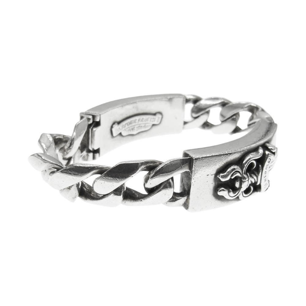 CHROME HEARTS クロムハーツ（原本無） オールド ID DBL FLRL DGGR ダブル ID フローラル ダガー ブレスレット シルバー系【中古】