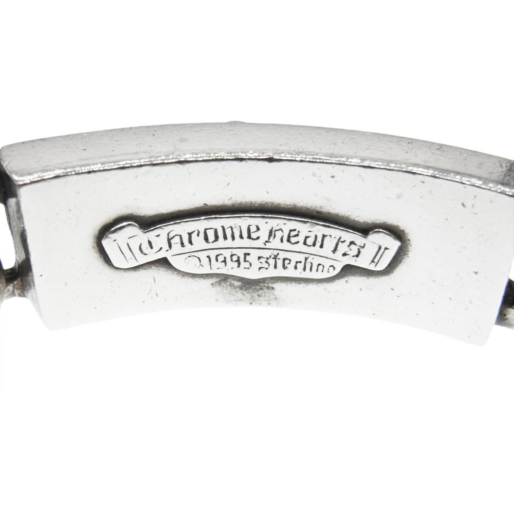 CHROME HEARTS クロムハーツ（原本無） オールド ID DBL FLRL DGGR ダブル ID フローラル ダガー ブレスレット シルバー系【中古】