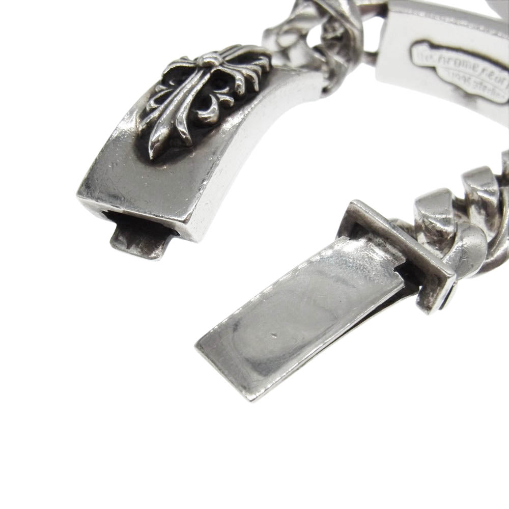CHROME HEARTS クロムハーツ（原本無） オールド ID DBL FLRL DGGR ダブル ID フローラル ダガー ブレスレット シルバー系【中古】