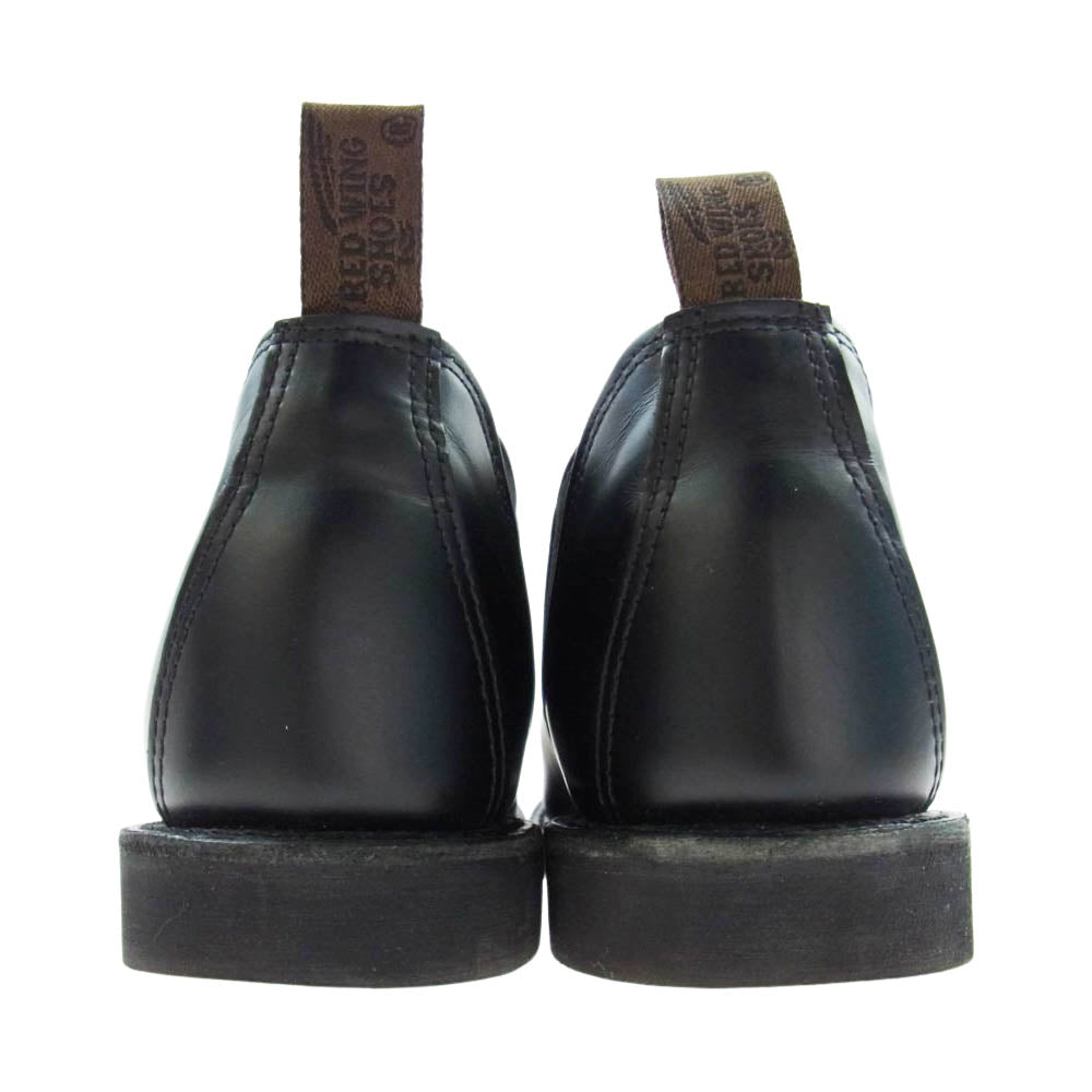 RED WING レッドウィング 9198 Postman Romeo Shoes ポストマン ロメオ サイドゴア ブーツ シューズ ブラック系 25.5cm【中古】